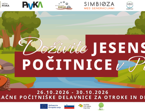 Doživite jesenske počitnice v Pivki: pet dni brezplačnih delavnic za otroke